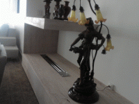 045 - Lareira a gás em Mármore Travertino Romano Bruto